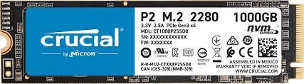 SSD CRUCIAL P2 1TB M.2 2280